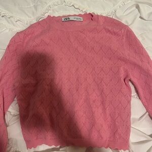 Zara Top with hearts